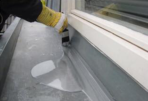 Dakgoot coating