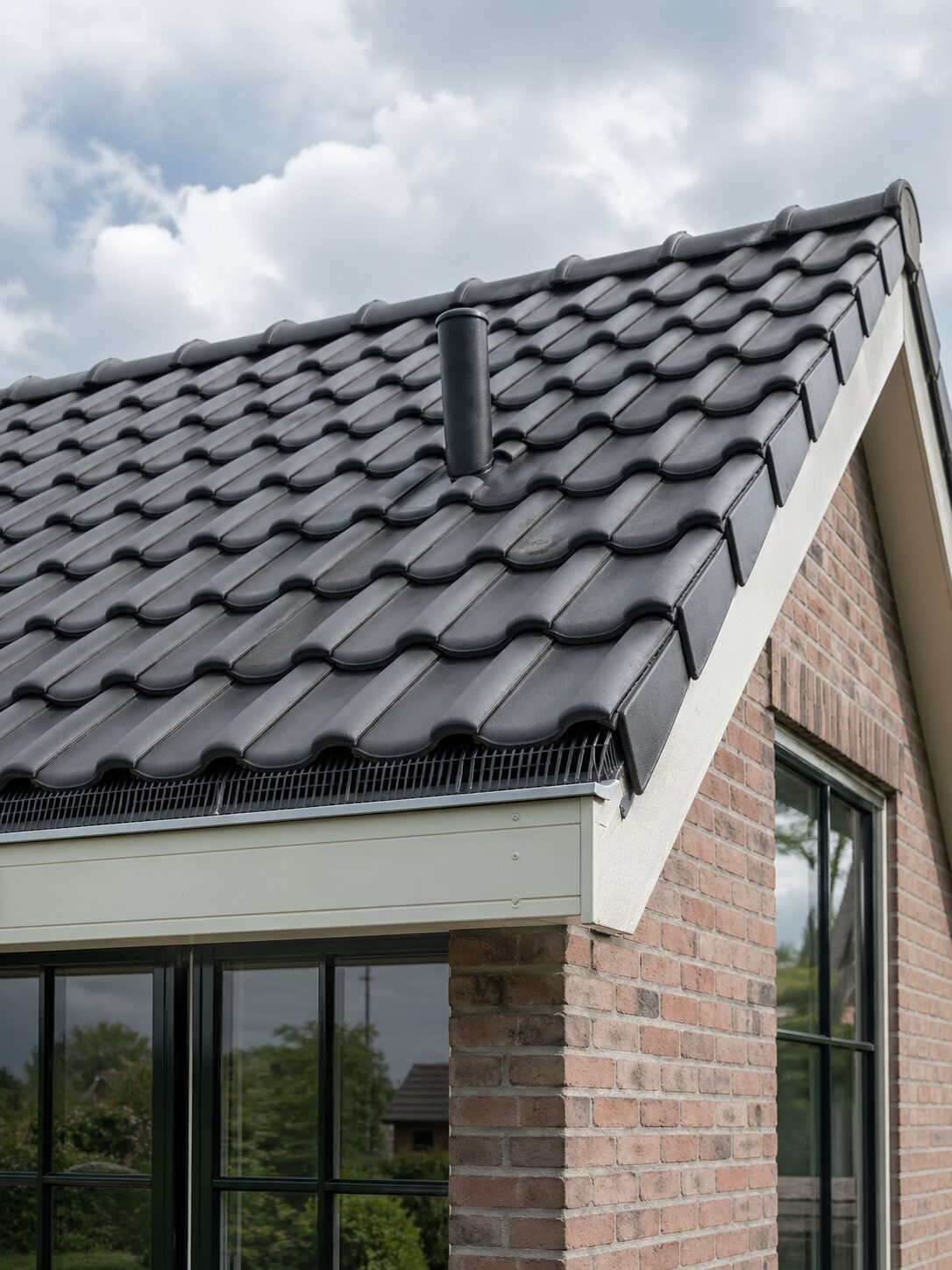 Vogelwering voor dakpannen