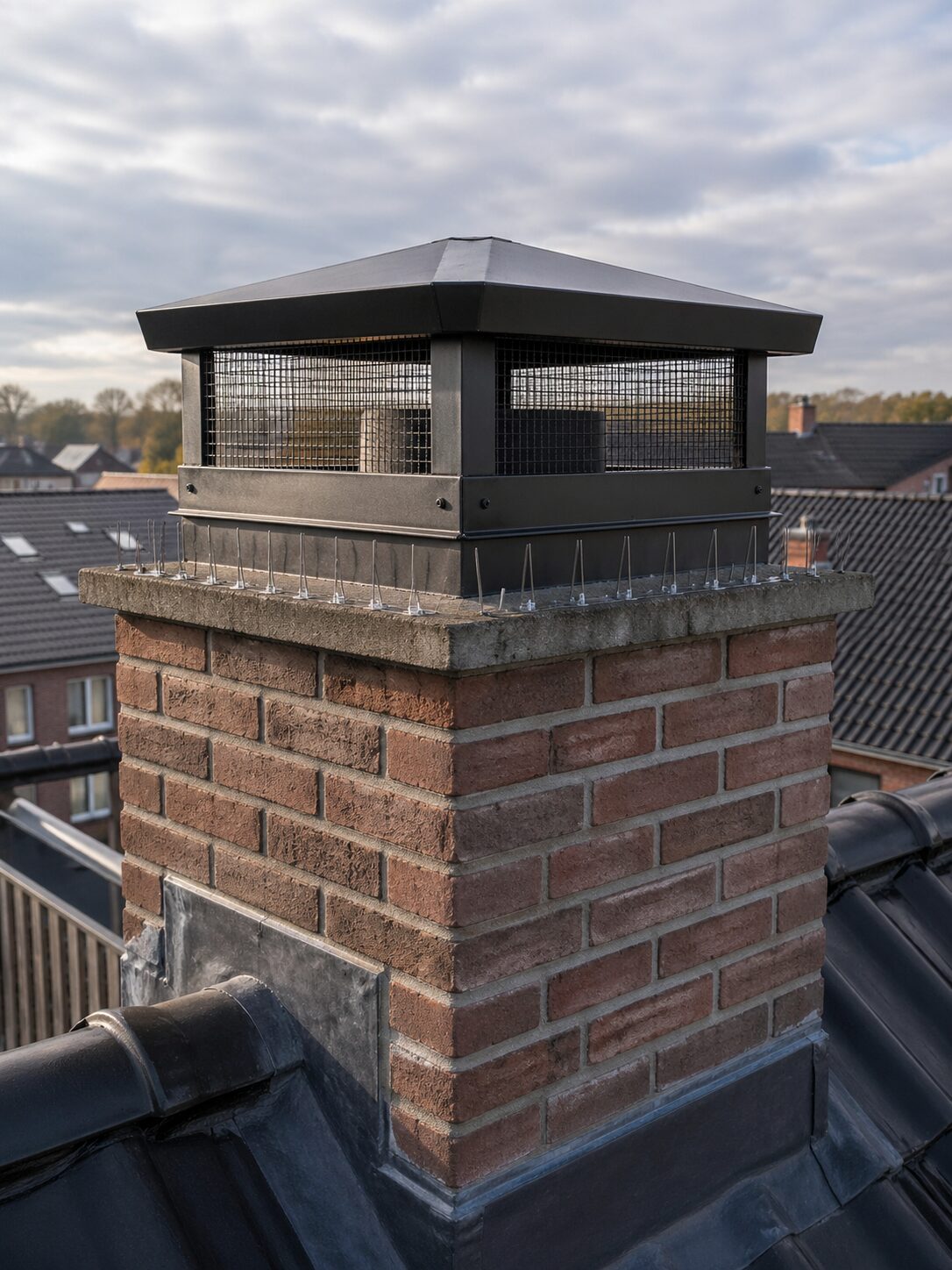 Vogelwering voor schoorstenen