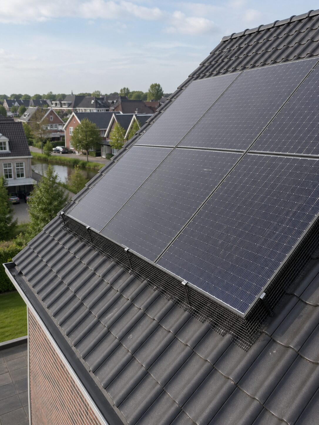 Vogelwering voor zonnepanelen