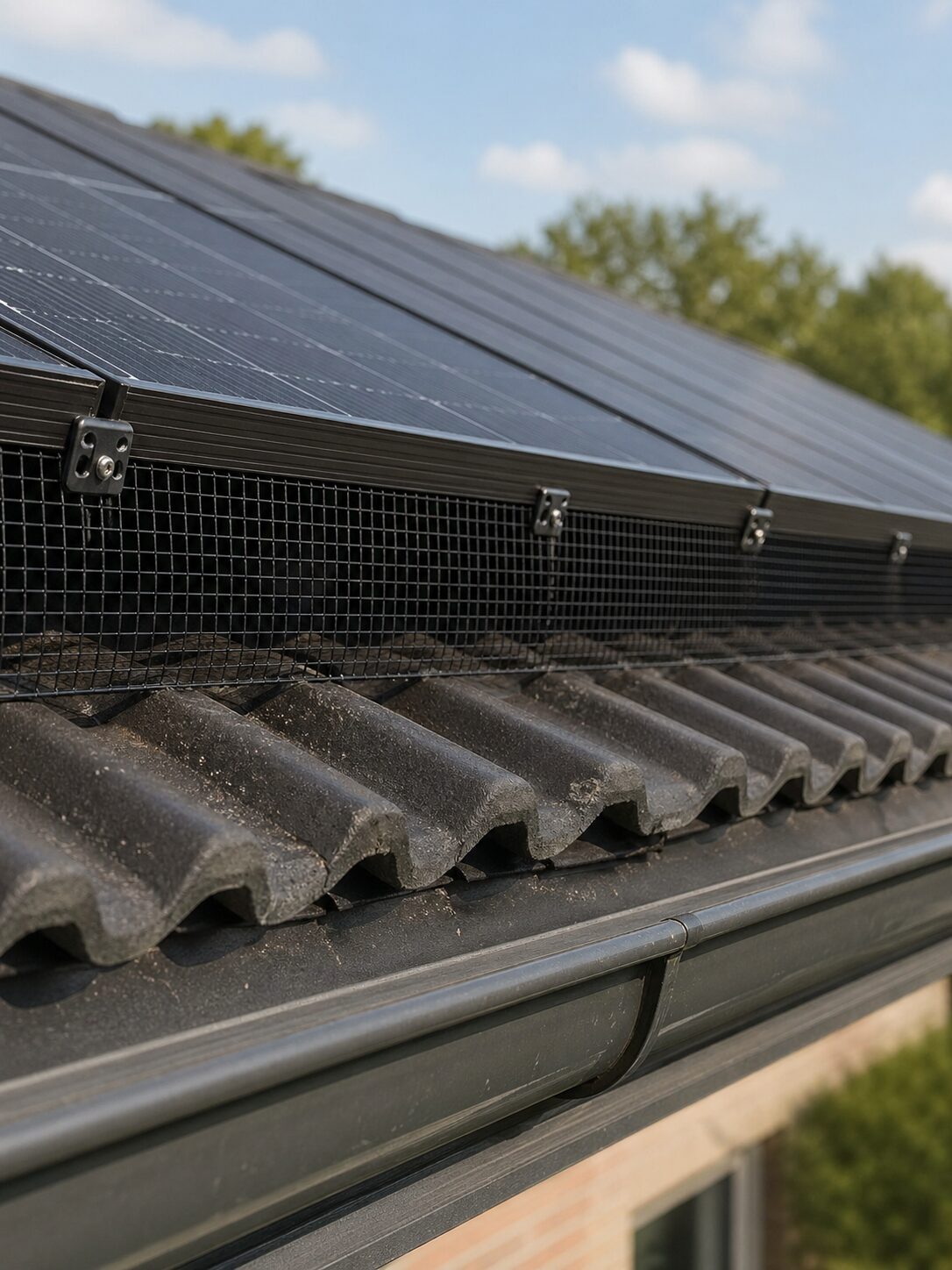 Vogelwering voor zonnepanelen